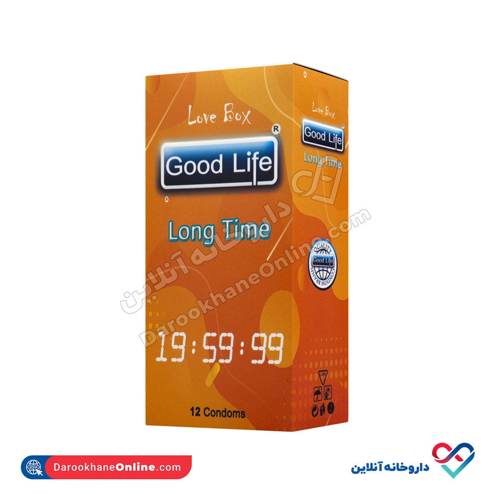 کاندوم گودلایف مدل long time لاو باکس 12 عددی - Image 1